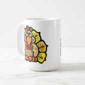 Erntedank die Türkei Tasse (Vorderseite Links)