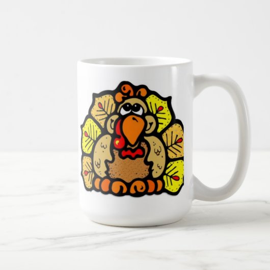 Erntedank die Türkei Tasse (Rechts)