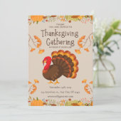 Erntedank Dinner Arch Erntedank Einladung (Stehend Vorderseite)