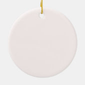 Erntedank Dinner Blue Pumpkin Keramik Ornament (Hinten)