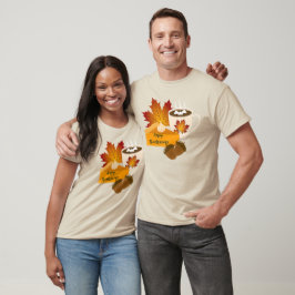 Erntedank Dinner Cuisine Pumpkin Pie Hot Cocoa T-Shirt
