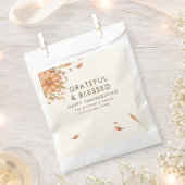 Erntedank Dinner Einladen Boho Thema Geschenktütchen (Ausgeschnitten)