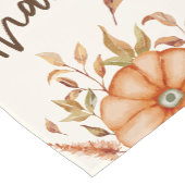 Erntedank Dinner Einladen Boho Thema Kurzer Tischläufer (Ecke)