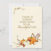 Erntedank-Dinner Einladung (Rückseite)