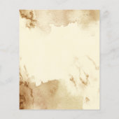 Erntedank Dinner Einladung. Flyer (Hinten)