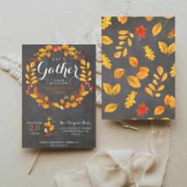 Erntedank Dinner Einladung - Halbpension