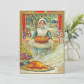 Erntedank Dinner Einladungen (Stehend Vorderseite)