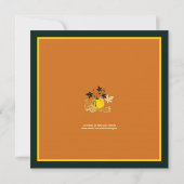 Erntedank Dinner Ernte Einladung (Rückseite)