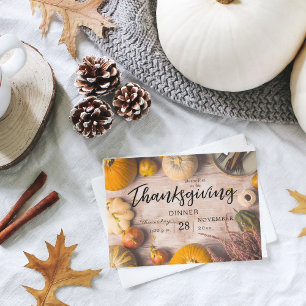 Erntedank Dinner Feeling Pumpkin Einladung