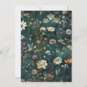 Erntedank Dinner Floral Einladung (Rückseite)