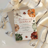 Erntedank Dinner, Freundschaft, Lass;s sammeln Einladung