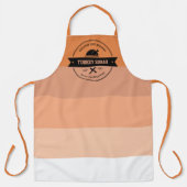 Erntedank Dinner Funny Turkey Personalisiert Schürze (Vorderseite)