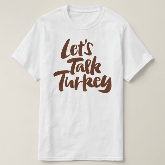 Erntedank Dinner - Lass Türkei Funny T-Shirt (Design vorne)