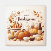 Erntedank Dinner Magnet (Vorne)