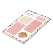 Erntedank Dinner Meetingplan Notizblock (angewinkelt)