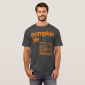 Erntedank Dinner Menu Funny Turkey Day T-Shirt (Vorne ganz)