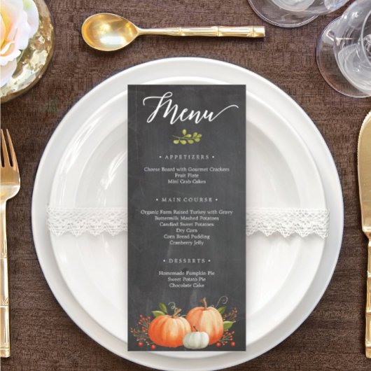 Erntedank Dinner Menu Programm