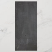 Erntedank Dinner Menu Programm (Rückseite)