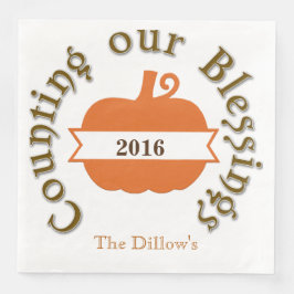 Erntedank Dinner Napkins Serviette