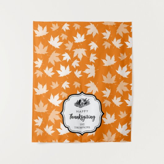 Erntedank Dinner Party Buffet Tischläufer Wandteppich (Vorderseite)