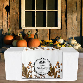 Erntedank Dinner Party Buffet Tischläufer Wandteppich