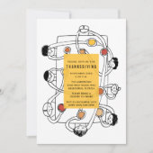 Erntedank Dinner Party Einladung (Vorderseite)