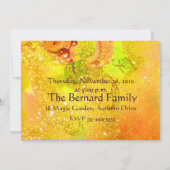 Erntedank Dinner Party Einladung (Rückseite)