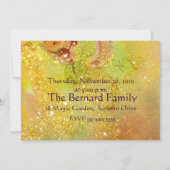 Erntedank Dinner Party Einladung (Rückseite)