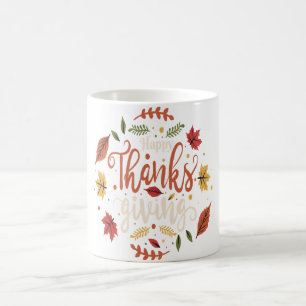 Erntedank Dinner Party Familienfeiertage Geschenke Kaffeetasse
