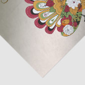 Erntedank Dinner Party Farbenfrohe Blüte Türkei Seidenpapier (Ausschnitt)