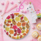 Erntedank Dinner Party Herbstfarben Blätter Pappteller (Party)