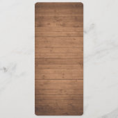 Erntedank Dinner Party Menüvorlage Menükarte (Rückseite)