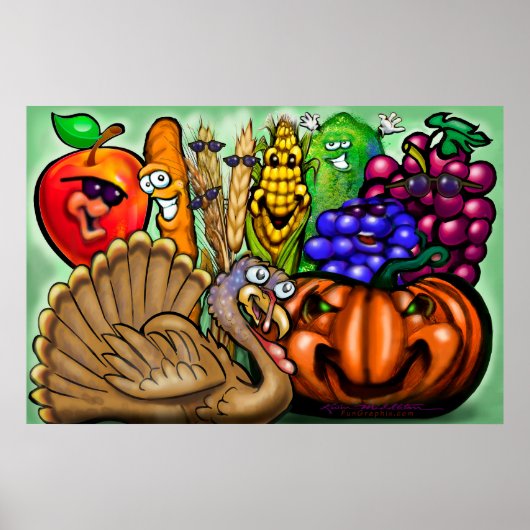 Erntedank Dinner Party Poster (Vorne)