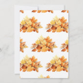 Erntedank Dinner Pie Horizontal Einladung (Rückseite)