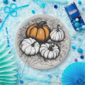 Erntedank Dinner Plate Pappteller (Party)