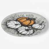 Erntedank Dinner Plate Pappteller (Schrägansicht)