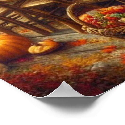 Erntedank Dinner Poster (Ecke)