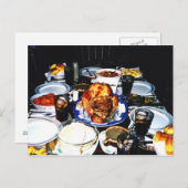 Erntedank Dinner, Postkarte (Vorne/Hinten)