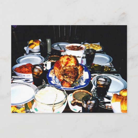 Erntedank Dinner, Postkarte (Vorderseite)