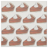 Erntedank Dinner Pumpkin Pie Slice Feinschmecker Stoff (Muster)