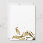 Erntedank Dinner Pumpkin Thema Einladung (Rückseite)