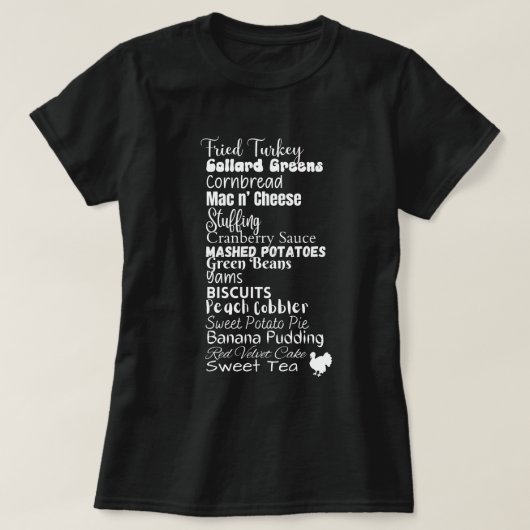 Erntedank Dinner Roll Feinschmecker Funny T - Shir T-Shirt (Design vorne)