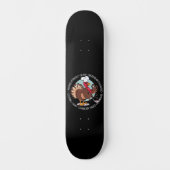 ERNTEDANK DINNER SERVIERT lustigen Erntedank Skateboard (Vorderseite)