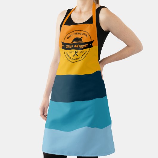 Erntedank Dinner Stilvoll Modernes, Personalisiert Schürze (InSitu)