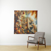 Erntedank Dinner Tapestry Wandteppich (Beispiel (Horizontal))