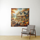 Erntedank Dinner Tapestry Wandteppich (Beispiel)