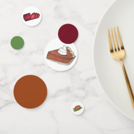 Erntedank Dinner Türkei Cranberry Pumpkin Pie Konfetti