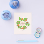 Erntedank Dinner Türkei Pumpkin Fall Greenery Flyer (Einzeln)