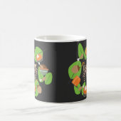 Erntedank Dinner Türkei Pumpkin Fall Greenery Kaffeetasse (Mittel)