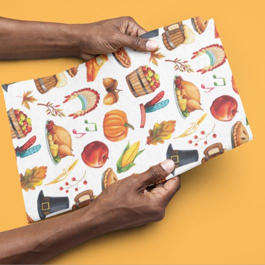 Erntedank Dinner Türkei Seidenpapier